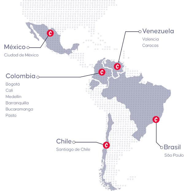 Mapa de cobertura Chiper
